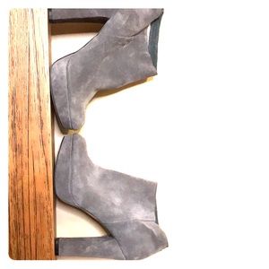 Michael Kors Gray Ankle Suede Booties “NEW”